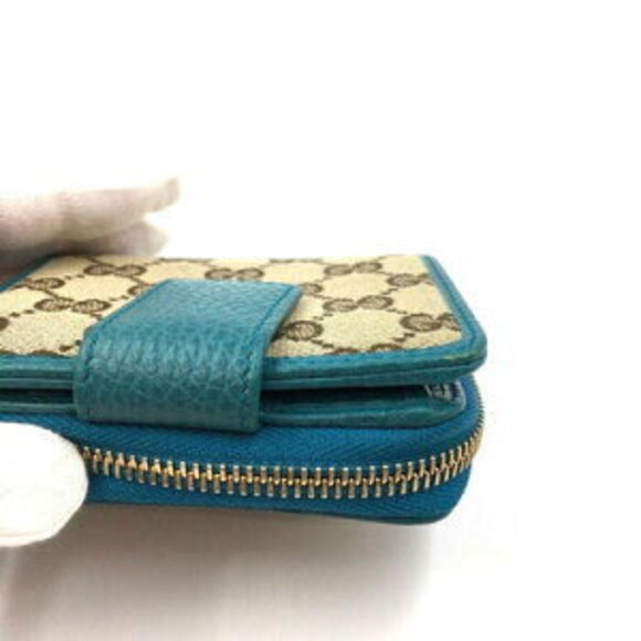 Gucci Compact Wallet Blue - Picture 7 of 9